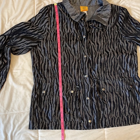 Zebra Print 🦓 Lightweight Jacket, Ruby Rd. - Picture 6 of 7